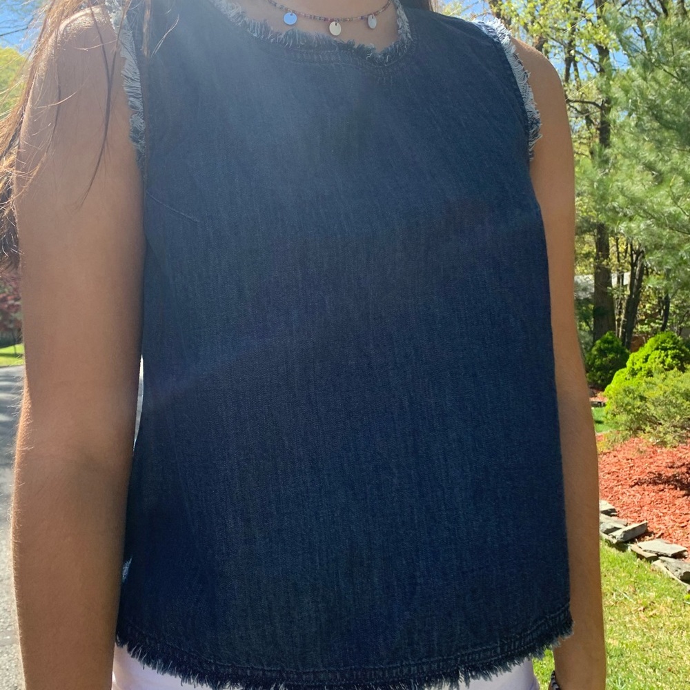 Denim Tank Top